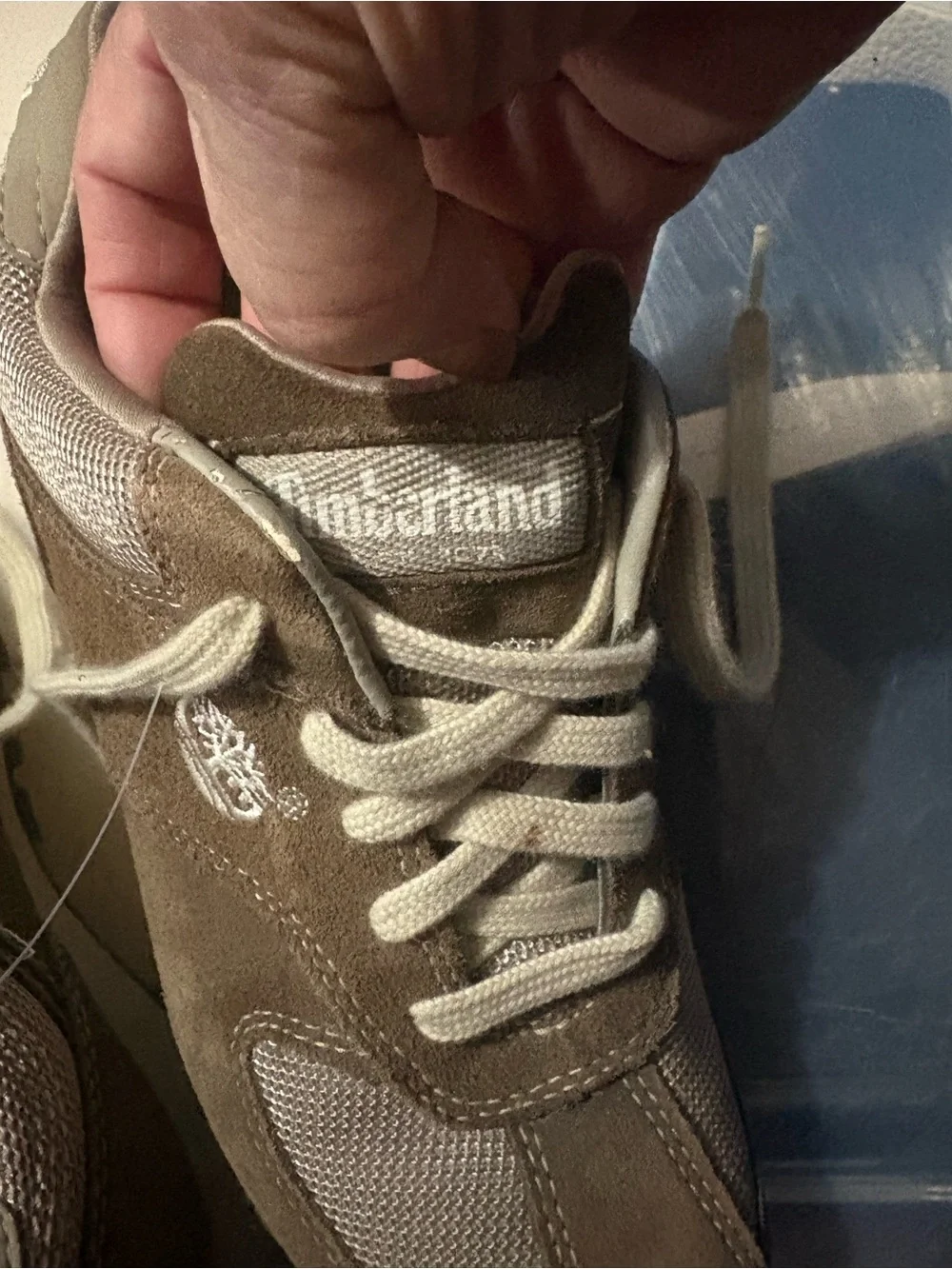 Boys Neutrals Tan Athletic Sneakers